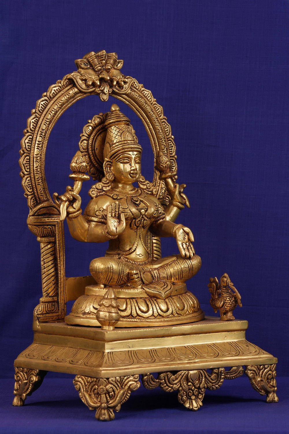 Image of Brass Lakshmi idol