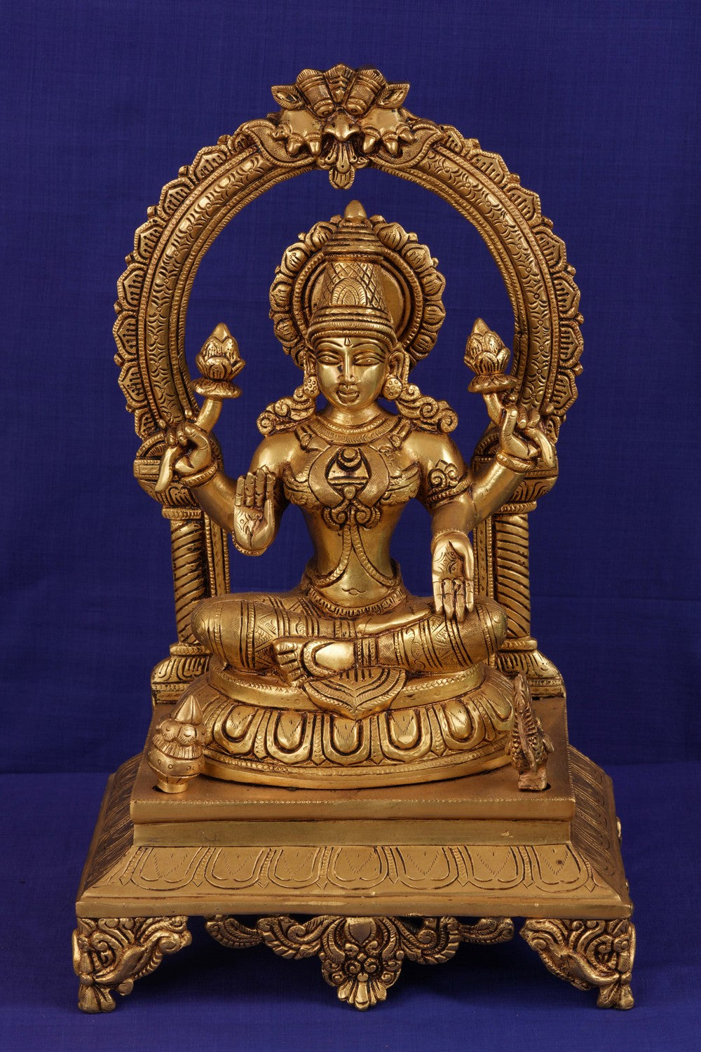 Image of Brass Lakshmi idol
