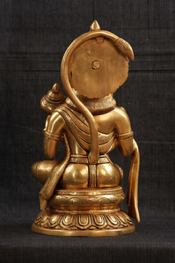 Image of Brass Lord Hanuman Statue