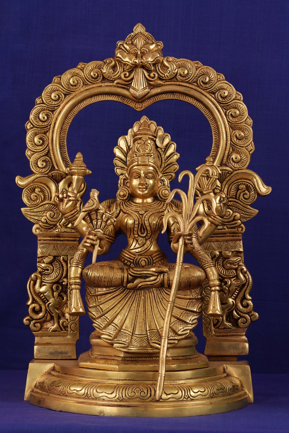 Image of Brass idol of Goddess Padmavathi