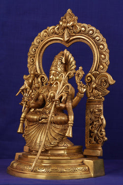 Image of Brass idol of Goddess Padmavathi