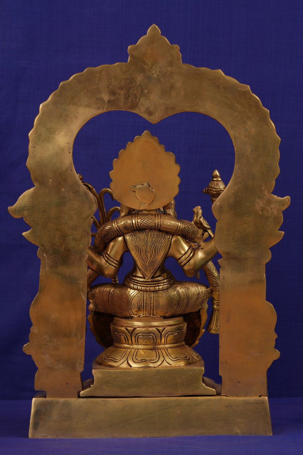 Brass idol of Goddess Padmavathi