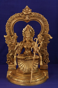 Image of Brass idol of Goddess Padmavathi