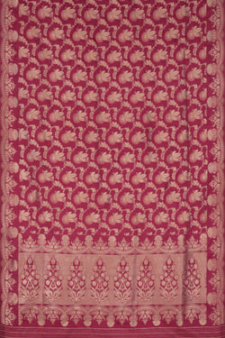 Image of Banarasi Katan Silk Pink Saree