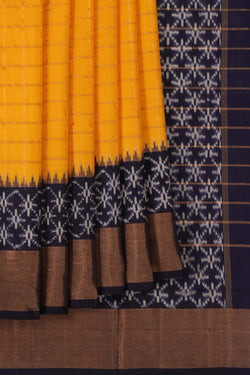 Image of Pochampally Ikat Silk Saree