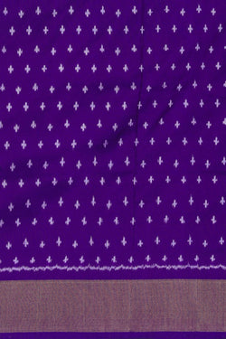 Image of Pochampally Ikat Silk Purple Saree