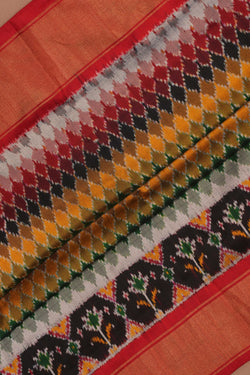 Image of Pochampally Ikat Silk Saree