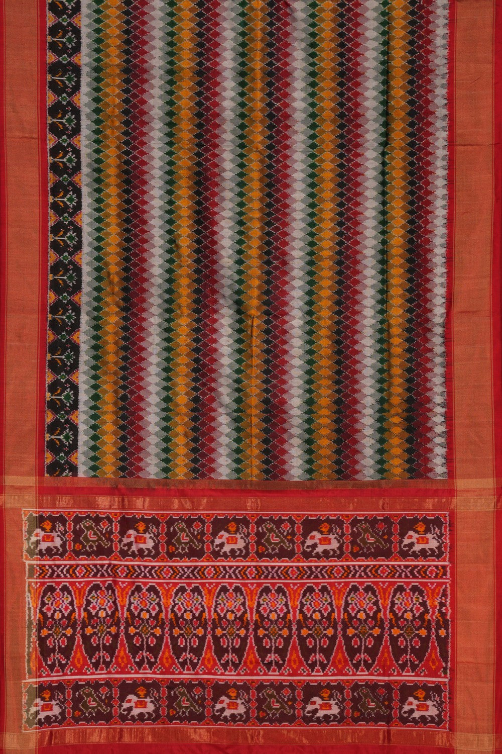 Pochampally Ikat Silk Saree