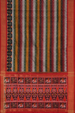 Image of Pochampally Ikat Silk Saree