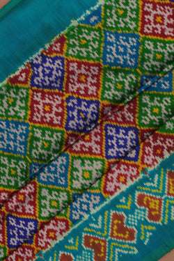 Image of Pochampally Ikat Silk Saree