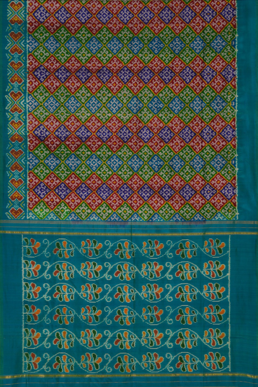 Pochampally Ikat Silk Saree