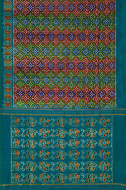 Image of Pochampally Ikat Silk Saree