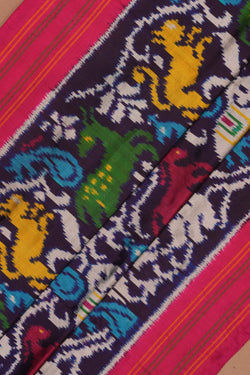 Image of Pochampally Ikat Silk Saree