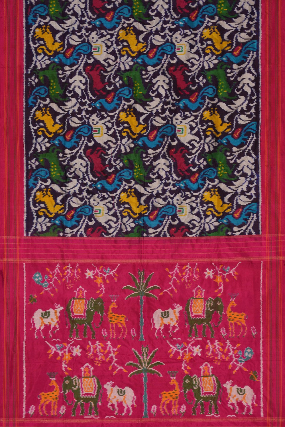 Pochampally Ikat Silk Saree