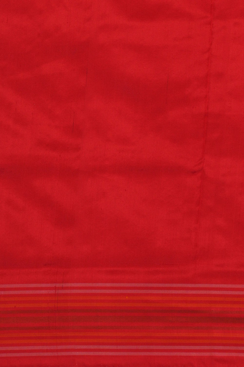 Image of Pochampally Ikat Twill Silk White Saree