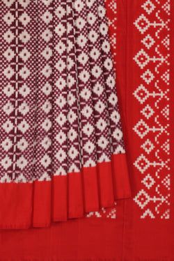 Image of Pochampally Ikat Silk Saree