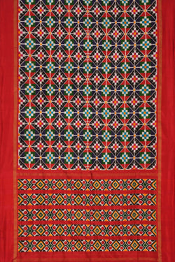 Image of Pochampally Ikat Silk Saree