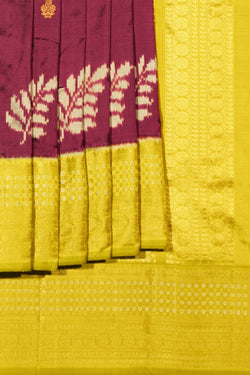 Image of Pochampally Ikat Silk Saree