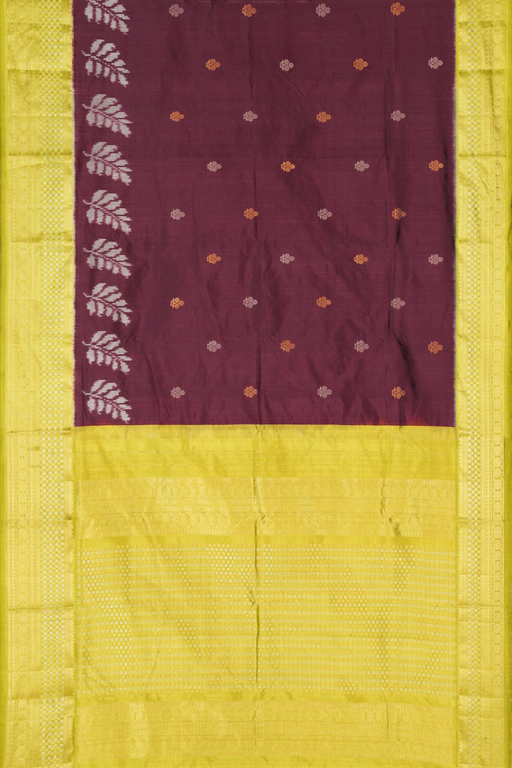 Image of Pochampally Ikat Silk Saree
