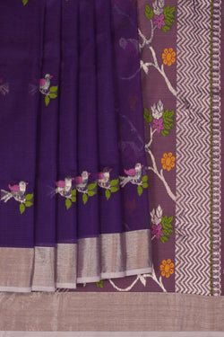 Image of Kota Purple Saree