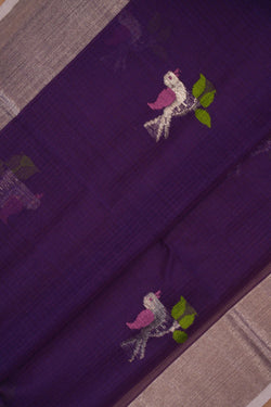 Image of Kota Purple Saree