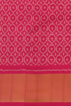 Image of Pochampally Ikat Silk Purple Saree