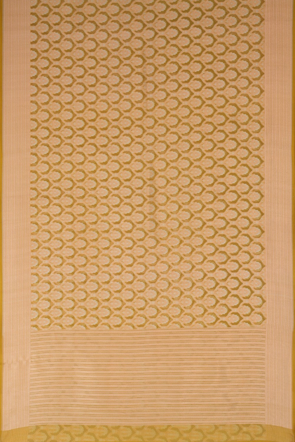 Image of Kora Silk Mustard Saree