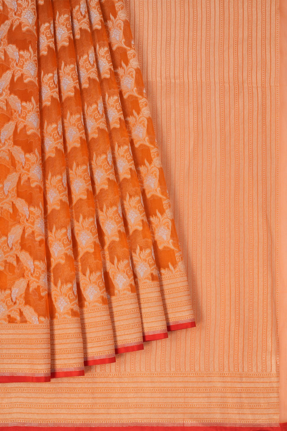 Image of Kora Silk Mustard Saree