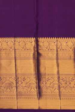 Image of Kanchipattu Brocade Orange Saree