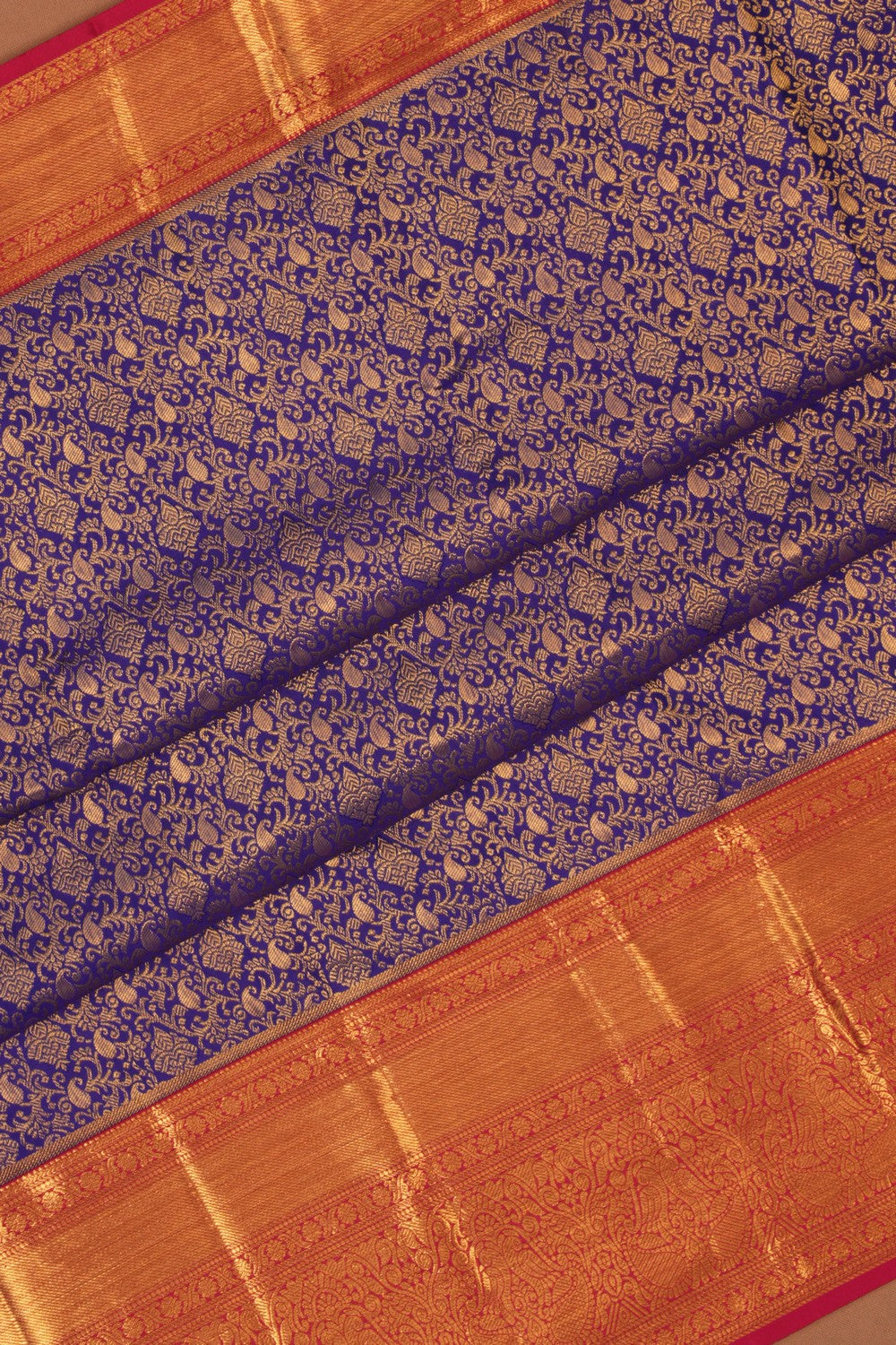 Kanchipattu Brocade Purple Saree