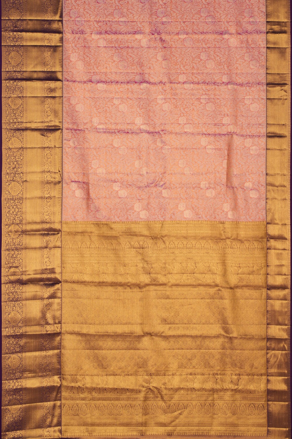 Kanchipattu Brocade Pink Saree