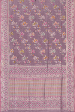 Image of Banarasi Katan Silk Purple Saree