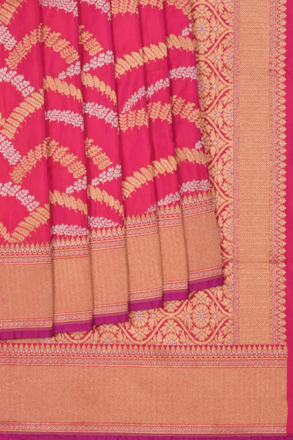 Banarasi Katan Silk Pink Saree