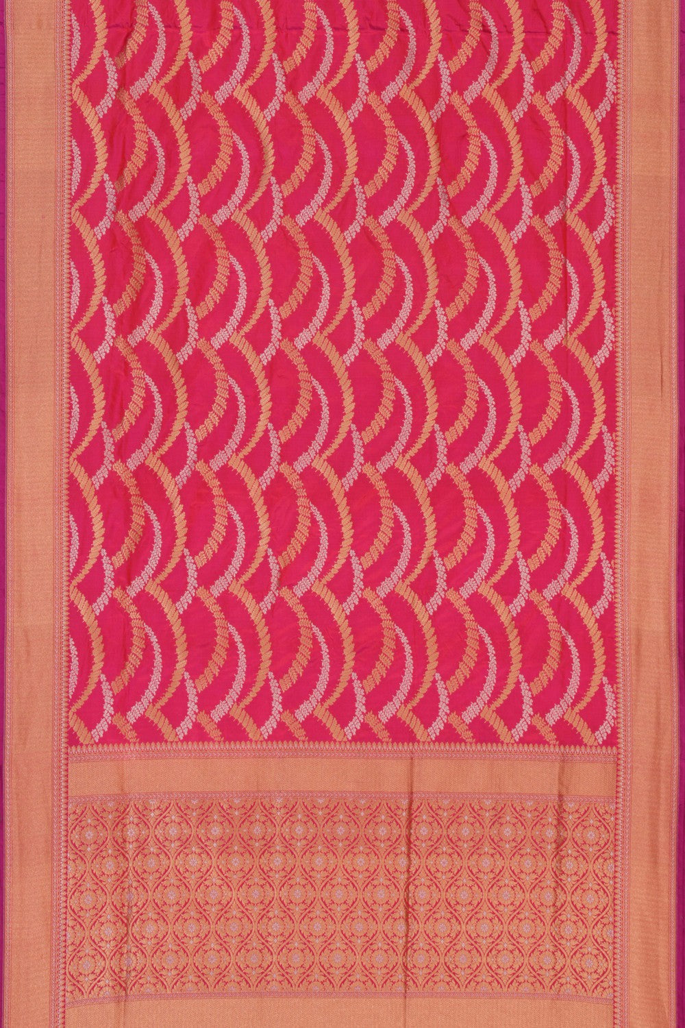 Image of Banarasi Katan Silk Pink Saree