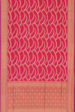 Image of Banarasi Katan Silk Pink Saree