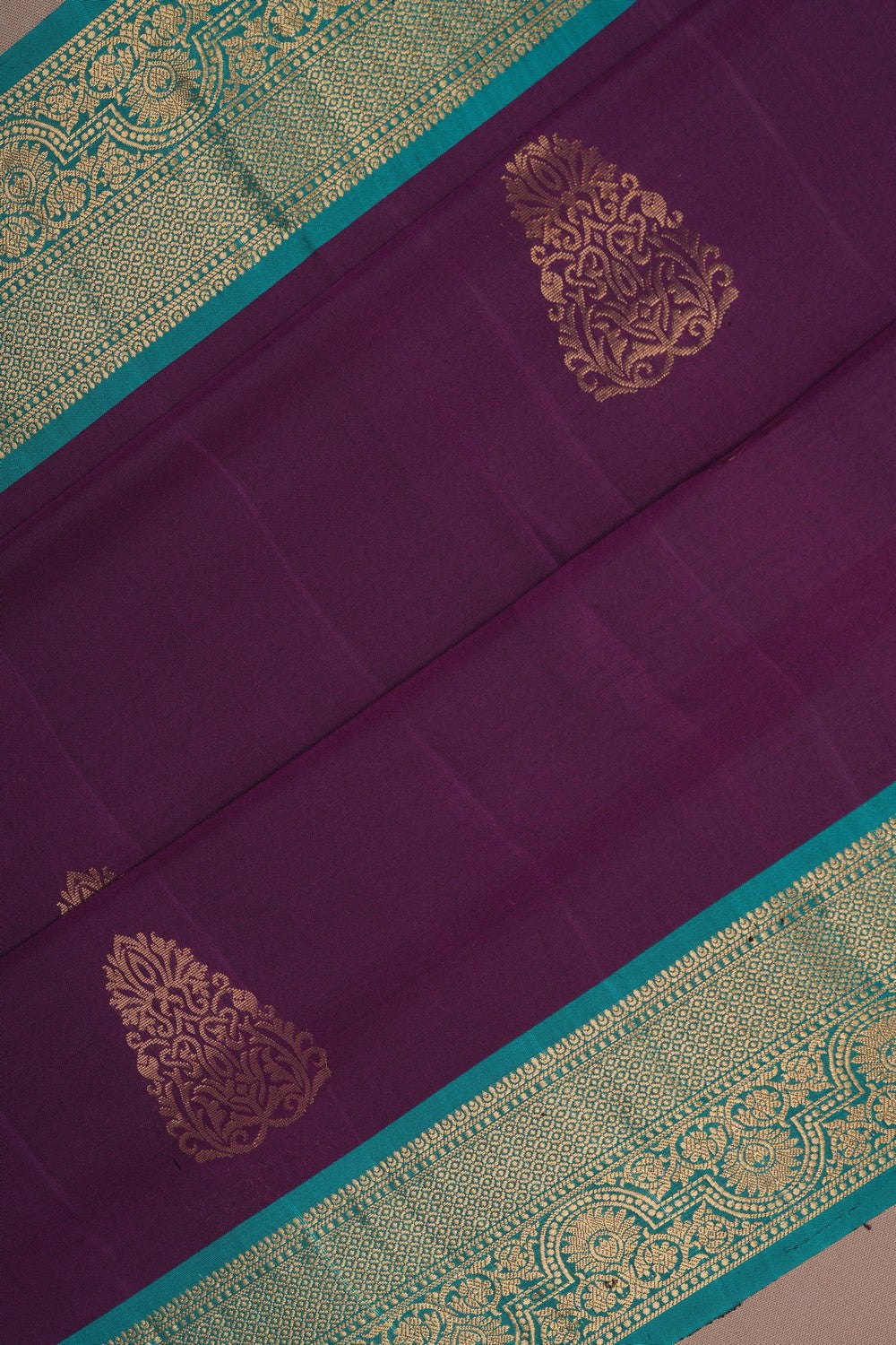 Image of South Silk Violet Saree