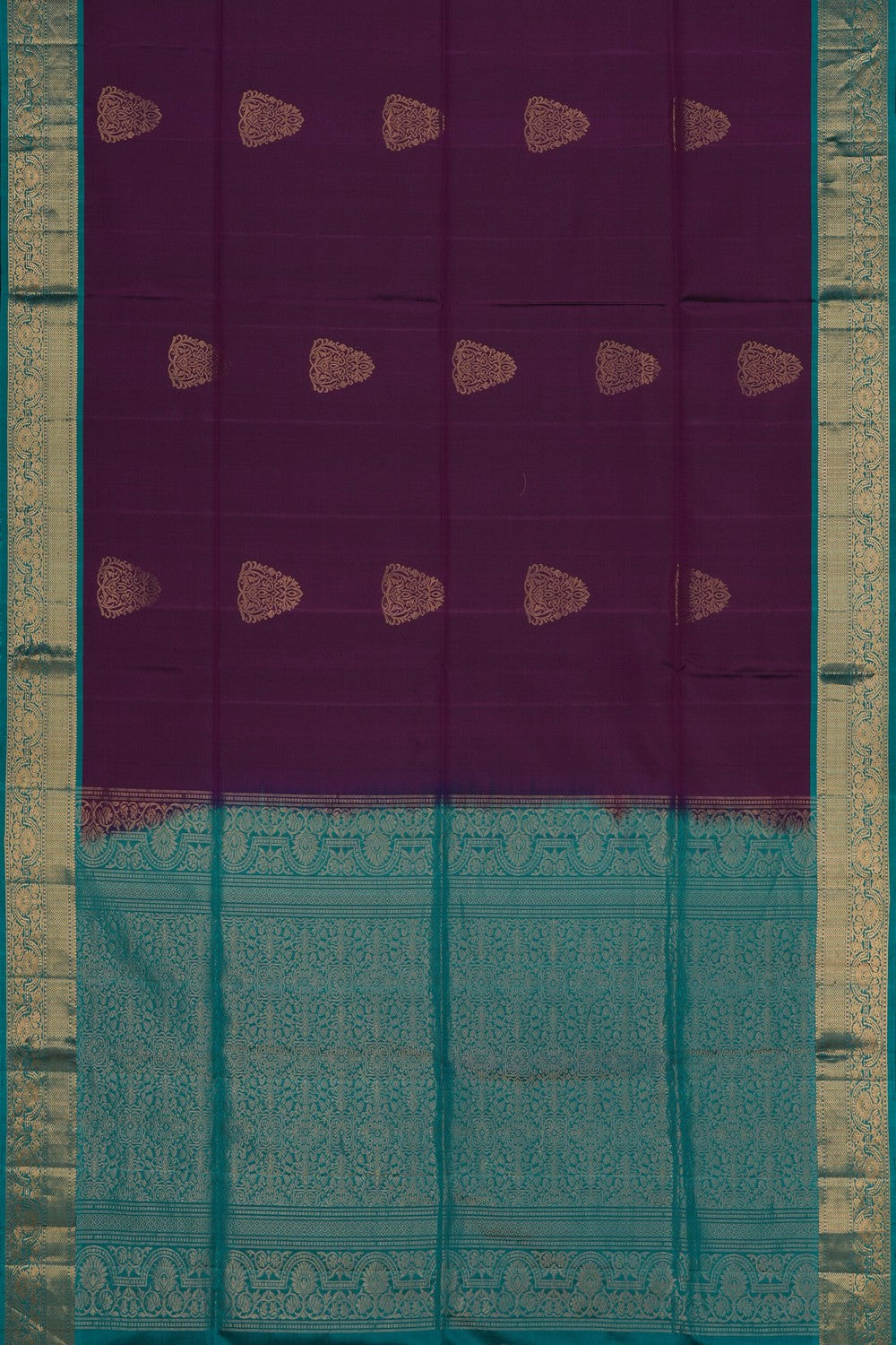 Image of South Silk Violet Saree