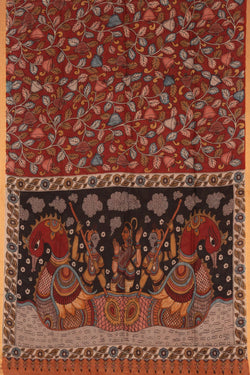 Image of Kalamkari Printed Saree