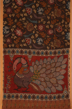 Image of Kalamkari Printed Saree