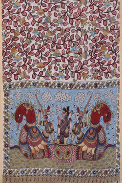 Image of Kalamkari Printed Saree