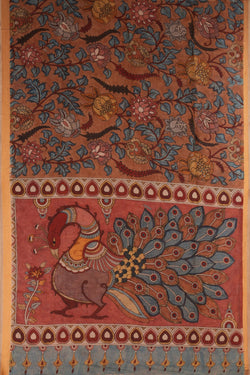 Image of Kalamkari Printed Saree