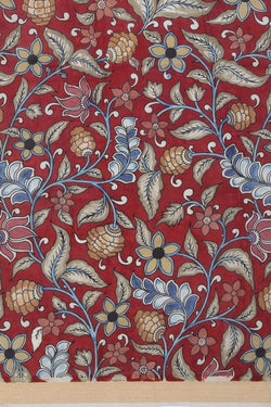 Image of Kalamkari Printed Saree