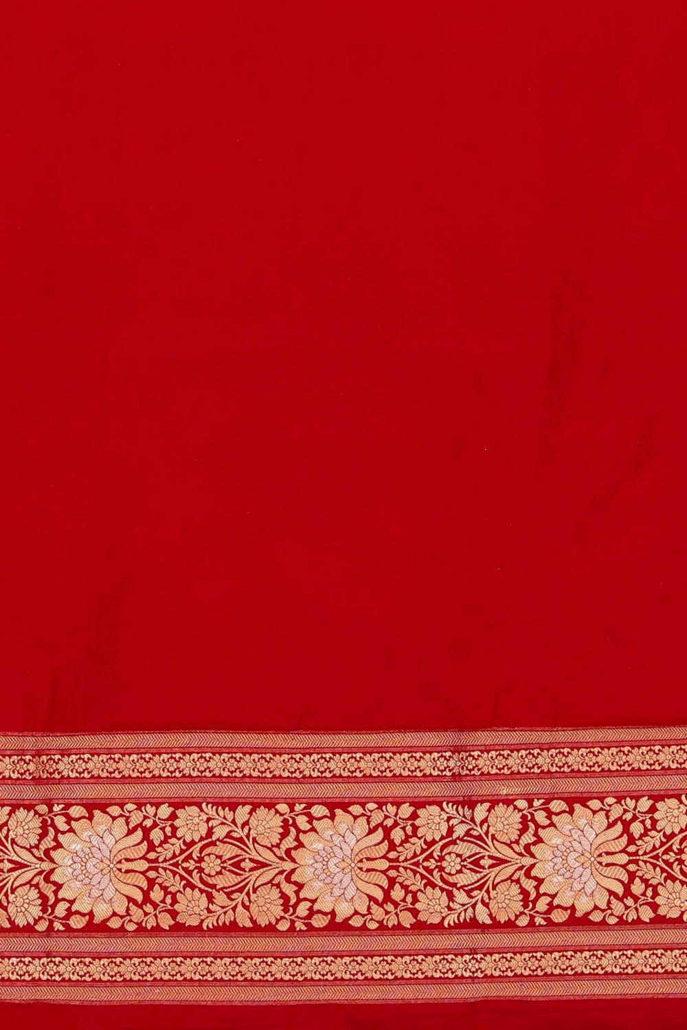 Banarasi Katan Silk Red Saree