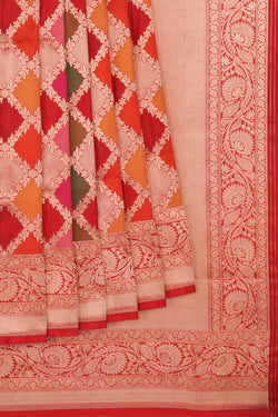 Image of Banarasi Katan Silk Brocade Saree