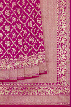 Image of Banarasi Katan Silk Brocade Saree