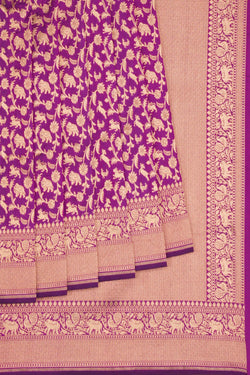 Image of Banarasi Katan Silk Brocade Saree