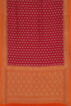 Image of Banarasi Chiffon Pink Saree