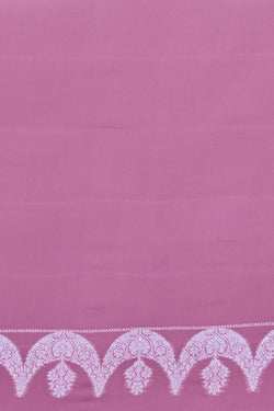 Image of Banarasi Chiffon Lavender Purple Saree