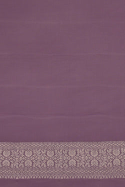 Image of Banarasi Chiffon Purple Saree