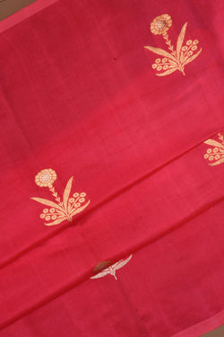 Image of Banarasi Silk Pink Saree